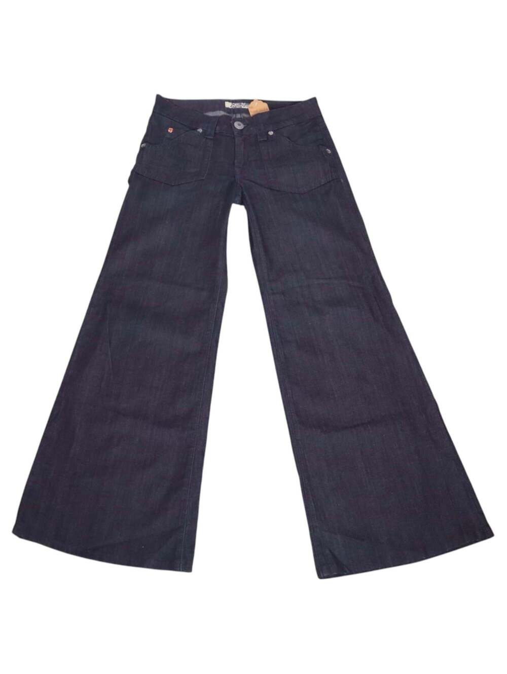 Y2K HUDSON Low Rise Wide Leg Jeans (S/M)
